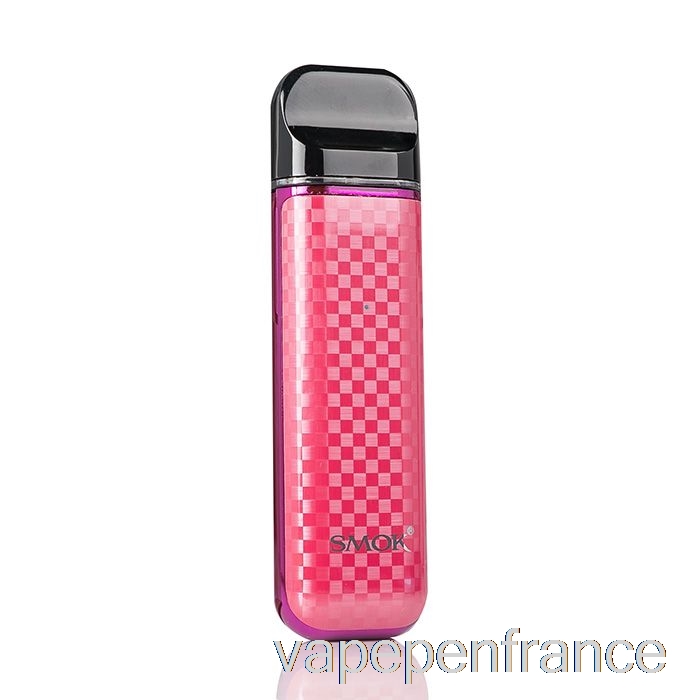 Smok Novo 2 25w Système De Pod Stylo Vape En Fibre De Carbone Rouge Violet